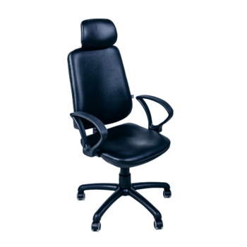 Офисное кресло Regbi черное (подголовник) 