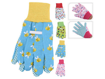 Перчатки для садовых работ детские ProGarden 4 дизайна 