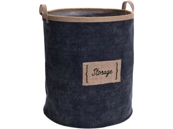 Cos textil Storage D40X50cm "Jeans", cu manere 