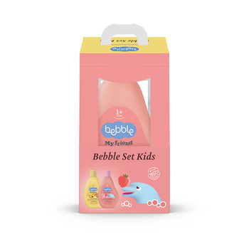 cumpără Bebble Set Essential Levănțică: șampon și gel de duș p/u copii 200ml+Cremă sub scutec 60ml+șervetele în Chișinău 