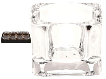 Sfesnic din sticla 5X5X4cm Crystal 