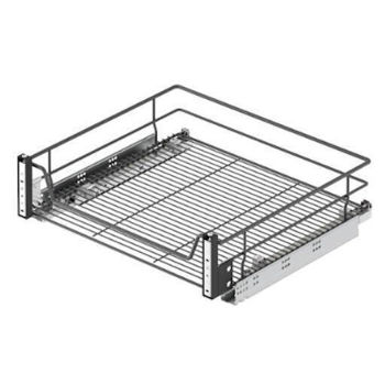 Feronerie pentru mobilă Starax S-2346-A Coș extensibil antracit, 600mm