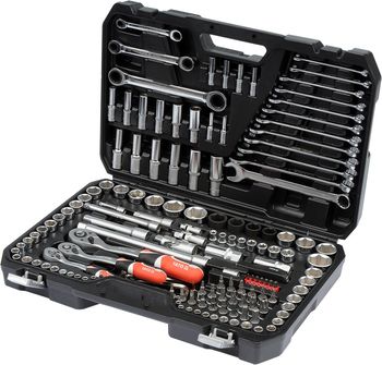 cumpără KIT DE UNELTE PROFESIONALE YATO 1/4 ", 3/8", I 1/2 "KPL 150 el., YT-38811 în Chișinău 