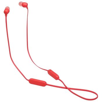 Earphones  Bluetooth  JBL T125BT Red 