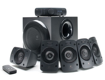 Logitech Speaker System Z906 ( 5.1 surround, RMS 500W, 165W subwoofer, 5x67W satel. ) (boxe sistem acustic/колонки акустическая сиситема)