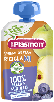 cumpără Piure PLASMON mere și afine (6 luni), 100 g în Chișinău 