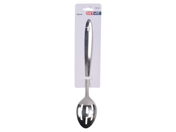 Lingura cu orificii de scurgere Get-it 32cm, inox 