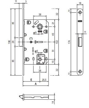 Broasca WC AGB Mediana Evolution + contraplaca auriu lucios 