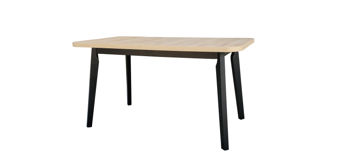 Masa extensibila Oslo 6 laminat 80x140/180 blat grandson podstawa czarni 