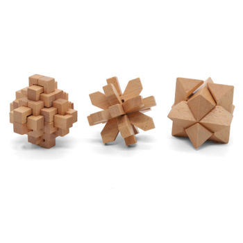 Набор деревянных головоломок (9 шт.) 141643 (7093) 