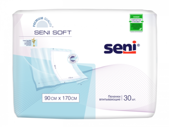 Впитывающие пеленки для постели Seni Super Soft, 90x170 см, 30 шт. 