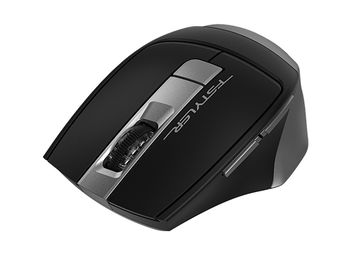 Wireless Mouse A4Tech FB35, Optical, 1000-2000 dpi, 6 buttons, Ergonomic, 1xAA, BT+2.4Ghz, Grey, USB 