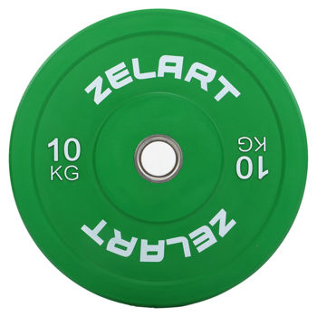 Disc bumper (metal, cauciuc) 10 kg, d=52 mm TA-7797-10 (10193) 