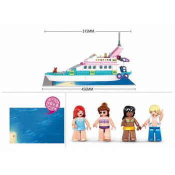 cumpără CONSTRUCTOR GIRL IS DREAM Luxury Yacht 323pcs B0609 în Chișinău 