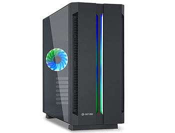 Case ATX Miditower Chieftec Gaming Chieftronic G1 GR-01B-OP Black no PSU, 2x USB 3.1, 1x USB 2.0, Audio-out, Front panel with 2x addressable +5V RGB LED strips, 1x addressable +5V RGB fan (120mm), (carcasa/корпус)