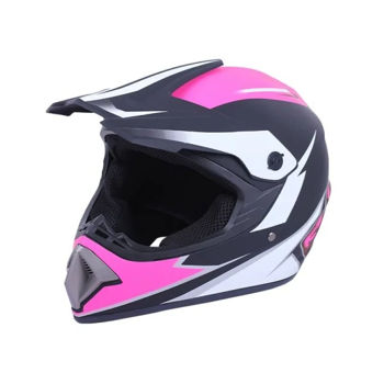 Casca pentru motocross MD-905 VIRTUE (negru-crimson, marimea S) 