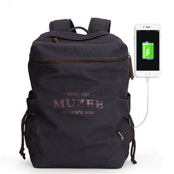 cumpără Rucsac Muzee ME1189, pentru laptop de 14", cu USB port, indigo în Chișinău 