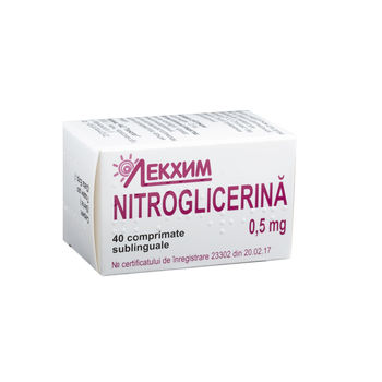 cumpără Nitroglicerin 0.5mg comp.subling. N40 în Chișinău 