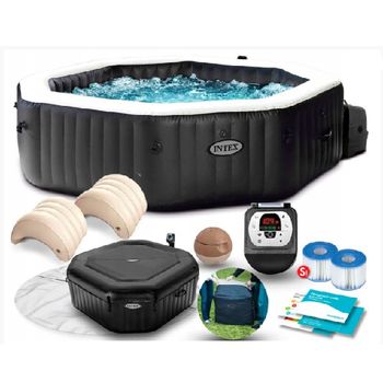 Jacuzzi gonflabil SPA Jet & Bubble 201 × 71cm, 795L, 4 locuri 