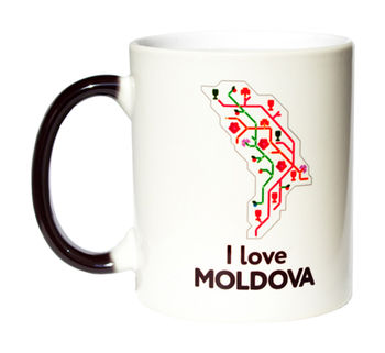 Магическая кружка – I love Moldova 