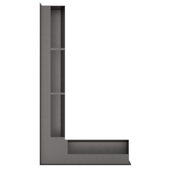 Вентиляционная решетка для камина SAVEN Loft Angle 95х450х800 угловая 