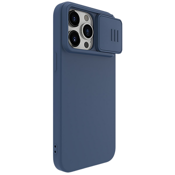 Nillkin Apple iPhone 15 Pro Max, CamShield Silky Silicone Case, Midnight Blue 