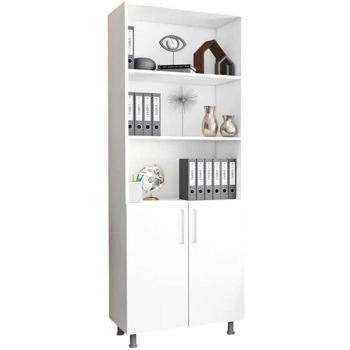 Dulap de birou Mobildor-Lux Flex-box (80x40x210H cm) White