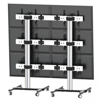 Mobile Stand for Displays  Reflecta Video Wall TV Stand 55T; 45-55"; max. VESA 600x400; max 3x 50kg 