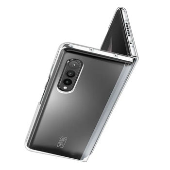 Cellular Sam. (Gal. Z Flip 4), Clear Case, Transparent 