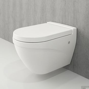 Унитаз подвесной  BOCCHI Taormina WC c крышкой soft close 
