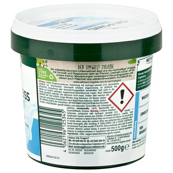 OXI-Power Weiss - Îndepartarea petelor de pe rufe albe pe baza de oxigen activ, 500g, Heitmann 