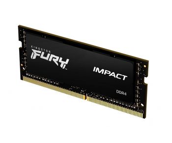 16GB DDR4-2666MHz SODIMM Kingston FURY Impact (KF426S15IB1/16), CL15-17-17, 1.2V, Intel XMP, Black 