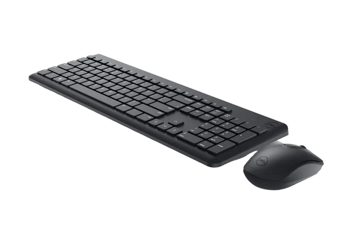 Комплект клавиатуры и мыши DELL KM3322, беспроводной, черный 