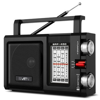 Speakers SVEN Tuner "SRP-450"  3w, FM 