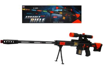 Jucarie automat "Assault Rifle M-16", tinta optica, cu lumina si muzica 