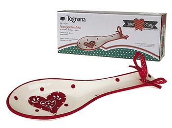 Подставка под ложку Tognana Love Story 26cm, керамика 