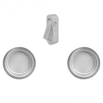 Set de mânere pentru uși cuisante B019205532 cromat satinat 