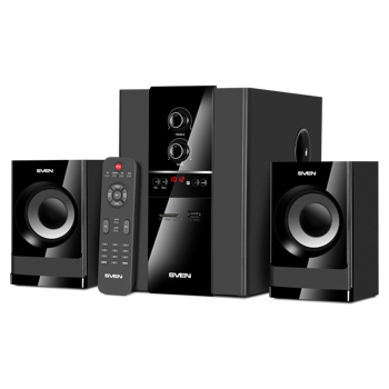 Speakers SVEN "MS-1821" Bluetooth, FM, USB/SD, Display, RC, Black, 44w / 20w + 2x12w / 2.1 