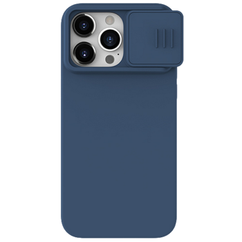 Nillkin Apple iPhone 15 Pro Max, CamShield Silky Silicone Case, Midnight Blue 