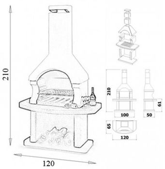 Gratar BBQ VESUV 