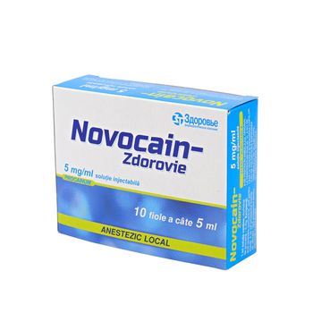 cumpără Novocain 0.5% 5ml sol.inj. N10 (Zdorovye) în Chișinău 