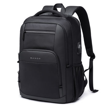 cumpără Rucsac Bange BG-1921 pentru laptop de 15.6", cu USB port, impermiabil, negru în Chișinău 