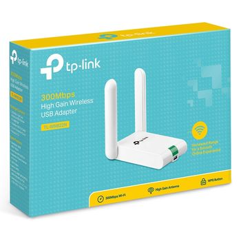 USB2.0 High Gain Wireless N LAN Adapter TP-LINK "TL-WN822N", 300Mbps 