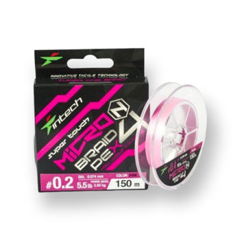 Шнур плетений Intech MicroN PE X4 150 m 	 0.2-5.5lb 