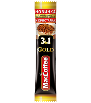 MacCoffee 3в1 freeze dried Gold (20пак в упаковке) 