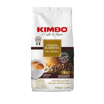 Cafea prăjită KIMBO 100% Arabica 250gr  boabe 