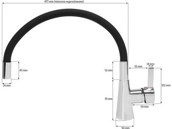 cumpără 75705 Robinet p-u bucatarie FLEXIBLE în Chișinău 