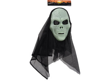 Masca Halloween Craniu cu gluga 60cm 