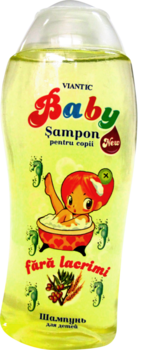 Șampon Viantic Baby pentru fetiță cu ulei de cătină și proteine de grâu, 250ml 