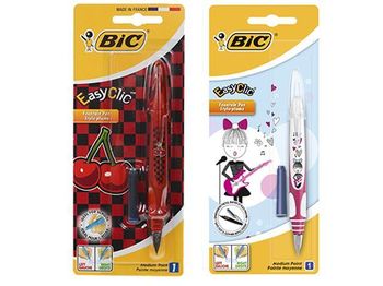 Ручка перьевая BIC Easy Clic + запаска 